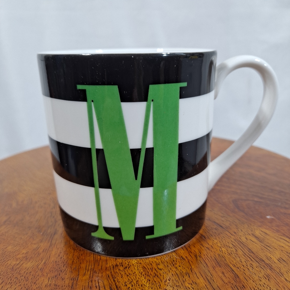 Kate Spade M Monogram What's In A Name 10oz Mug